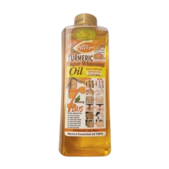 Veet Gold Turmeric Body Oil 500ml - Picture 2 of 3